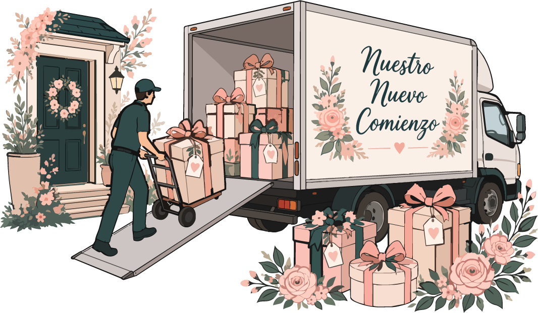 Camión de regalos para nuestro nuevo comienzo